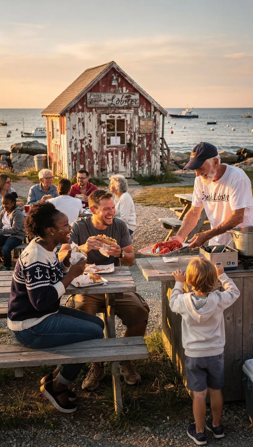 Grupa turystów degustujących świeże owoce w lokalnym rynku.
